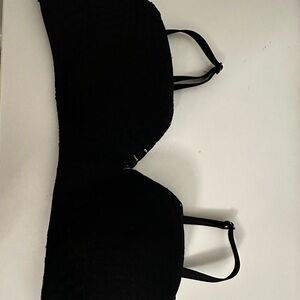 Lucky Brand Black Lace Strap Bra
